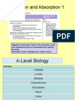 Absorption and Digestion 1