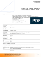 Especificação Tecnica Conector Soho Plus