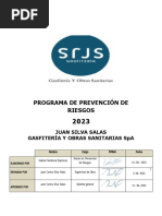 PROGRAMA PREV. JS SpA GASFITERIA Y OBRAS SANTITARIAS