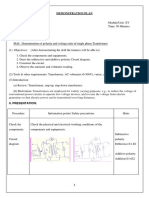 Electrician Demo Plan 5