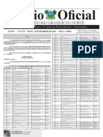 Diário Oficial: Estado Do Rio Grande Do Norte