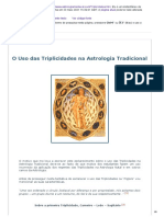 Astrologia Medieval O Uso Das Triplicidades Na Astrologia Tradicional2