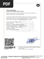 Certificado Parcela 59 Dos