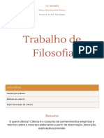 Trabalho de Filosofia