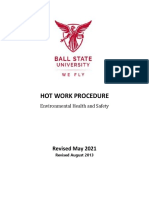 Hot Work Procedure 2021