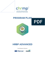 Program Plan HRBP Advanced