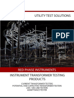 RedPhase InstrumentTransformerTesting Catalogue 2017SG