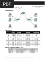 Lab 5 - Creating VLAN - Activity - Document