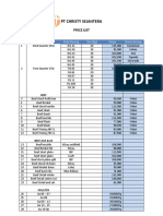 Price List Mei 2023