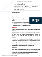 Teste Prova Integradora Gestao Operacional