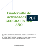 Cuadernillo de GEOGRAFÍA 3ER AÑO 