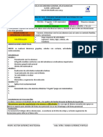 Plan de Clase Primera Semaa de Agosto Mate