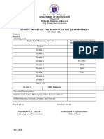 Science - Q1-Assessment-Results - 2022 - Most and Least Learned