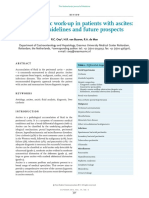 The Diagnostic Work-Up in Patients With Ascites Current Guidelines and Future Prospects