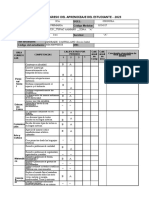 Informe de Progreso de Aprendizaje de Estudiante PRIMARIA - 22528