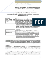 Analisis Kinerja Karyawan Berdasarkan Key Performance Indicator Dengan Menggunakan Metode Human Resources Scorecard (HRSC) Pada PT PLN (Persero) UP3 Tanjung Karang