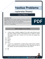 Laws of Motion DPP For JEE Mains by Ajitlulla Sir