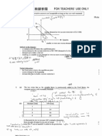 2003 Economics Paper 1 Marking Scheme