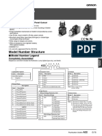 A128 A22 Pushbutton Switch Datasheet en