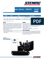 Grupo Gerador Diesel - 100kVA: Aberto