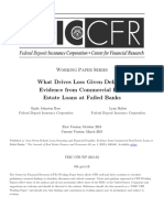 What Drives Loss Given Default? Evidence From Commercial Real Estate Loans at Failed Banks