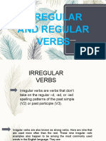 Irregular and Regular Verbs