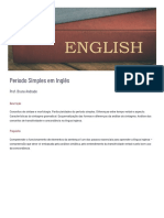 Período Simples em Inglês