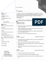 Current Professional Resume Template Black