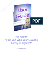 User Guide Who Is Your Galactic Family of Light by Asara