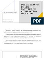 Determinacion de Los Factores de Contraccion de Suelos