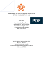 Planeación de Las Fases Del Proyecto Según Caso de Estudio