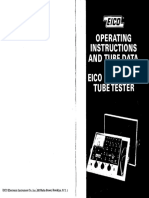 Eico 635 Tube Tester