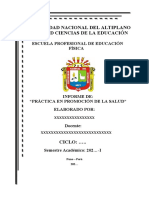 Informe - PPP - Promoción de La Salud