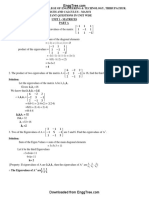 MA3151 Matrices and Calculus Two Mark Questions 2