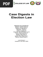 Case Digests in Election Law