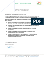 Lettre D'engagement