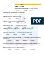 Secondary 3 Exercises Unit 9