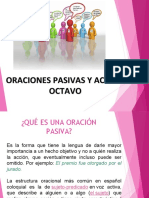 Oración Pasiva y Activa