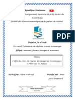 L'effet Du Choix Du Régime de Change Sur La Croissance Économique Final