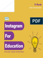 Instagram For Education Ebook