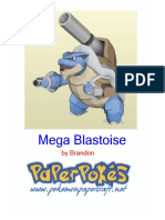 M-Blastoise Letter Lined