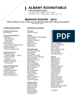 Membership Roster 8-17-11