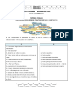 Ficha - Subclasses, Tempos Simples, Compostos e Formas Nominais