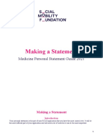 Medicine Personal Statement Guide 2021