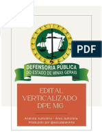 Edital Verticalizado Analista Dpe MG Pronto 1