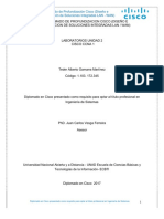 Diplomado de Profundización Cisco (Diseño e Implementación de Soluciones Integradas LAN - WAN)