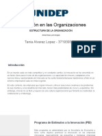 Innovación en Las Organizaciones: Tania Alvarez Lopez - 37193932