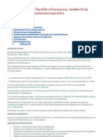 La Deuda Externa de República Dominicana