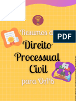 Resumos de Direito Processual Civil para OAB