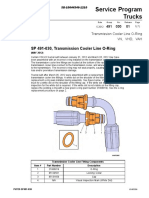 Volvo Transmission Oil Line